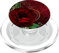 Black Red Victorian Gothic Roses Alt Goth Emo Grunge PopSockets PopGrip for MagSafe