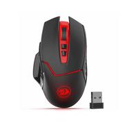 (black) Redragon M690-1 2.4Ghz Wireless Gaming Mouse with DPI Shifting 2 Side Buttons 2400 DPI Ergonomic Design 8 Buttons-Black Mice