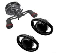 Black Reel Handle Cap 1pc for Daiwa PR100 25 | for premium metal build, resists rust and wear, fits for daiwa PR100 25 perfectly, black finish, 17.6mm size