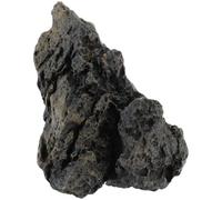 Black Resin Aquarium Stone Ornament for Fish Tanks, Realistic Rockery Decor | Fade Resistant Finish, Natural Stone Texture, Creates Hiding Spots for Fish and Crabs, Suitable for Nano Tank Setups