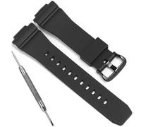 Black Resin Band Compatible with Casio GM2100 GBM2100A-1A2 Replacement Strap GM2100-1A Bracelet (BlackStrap BlackBuckle)