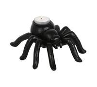 Black Resin Spider Tealight Candle Holder
