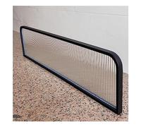Black Restaurant Desk Divider - Stainless Steel Fence 30x100cm, Non-Fading, Ideal for Dining Areas & Office Spaces, Durable, Stylish Partition for Enhanced Privacy and Organization
