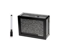 Black Reusable Piggy Bank With Money Goal Counter DIY Saving Box For Helps The Habit Of(USD 10000)
