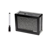 Black Reusable Piggy Bank With Money Goal Counter DIY Saving Box For Helps The Habit Of(USD 5000)