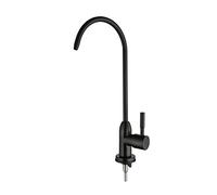 Black Reverse Osmosis Water Filter Faucet - Sk Black Kitchen Tap for Clean Drinking Water - Easy Inll Design Perfect for Home Use - & Slish