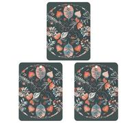 Black Reversible Design Car Air Freshener, 3 Pcs Square Hanging Air Freshener Cards, Long Lasting Fragrance Scented Cards for Car, Home, Office White-style