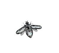 Black Rhinestone Insect Brooch Pin for Women Men,Gothic Crystal Bug Animal Lapel Pin,Vintage Style Fashion Accessories for Hat Bag Suit Shawl,Gothic Jewelry Gift for Birthday Christmas