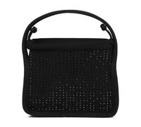 Black Rhinestone Ribbed Knit Drawstring Bag - female - Alexander Wang - Handbags - Black - ONE SIZE - Bags ONE SIZE