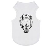 'Black Rhino' Pet Dog/Cat T-Shirt (PT00125941)
