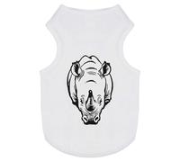 'Black Rhino' Pet Dog/Cat T-Shirt (PT00125943)