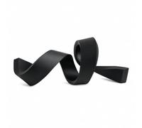 Black Ribbon Sculpture, Modern Abstract Resin Statue for Home Hotel Decor | Fluid curved form, minimalist ribbon design, durable resin, black finish, for home, hotel, office, shelf, tabletop decor.