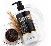 Black Rice Body Lotion, Korean Moisturiser for Dry and Dull Skin, 250ml