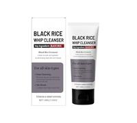 Black Rice Foaming Cleanser, Gentle Thorough Pore Cleansing, Non-Tightening(1pcs)