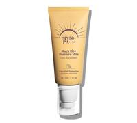 Black Rice Moisture Airyfit Daily Sunscreen SPF 50+, Rice Suncream Factor 50 for Face Body, Natural Sunscreen for All Skin Types, Broad Spectrum UVA/UVB, Non-Greasy Velvet Finish, 50g