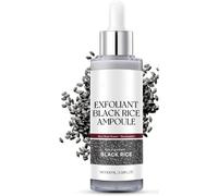 Black Rice Peeling Ampoule, Glow Rice Ampoule,White & Black Rice Face Exfoliator, Exfoliating Toner For Face, Tone And Texture Refining, Hydrating Formula, for All Skin Types (a, 100ML)