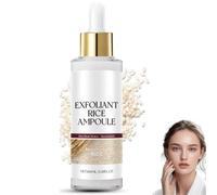 Black Rice Peeling Ampoule,White & Black Rice Face Exfoliator,Exfoliating Toner For Face,Tone and Texture Refining,Hydrating Formula,Refining Pores Skin Brightening for All Skin Types (A, 100ML)