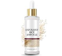 Black Rice Peeling Ampoule, White & Black Rice Face Exfoliator, Exfoliating Toner For Face, Tone And Texture Refining, Hydrating Formula, Refining Pores Skin Brightening for All Skin Types (B)