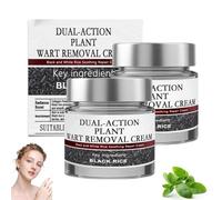 Black Rice Skin Repair Essence Cream, Multi-Effect Black rice Essence, Rice Bran Exfoliating Creams, Firming & Wrinkle, Deeply Nourishes the Skin, For All Skin Types (2pcs)