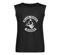 Black Riders MC Lord of Nazgul Biker Fun The Patch Rings Mordor Sauron Vest Tank T-Shirt Cotton Men Black Sleeveless Tee M
