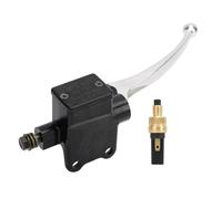 Black Right Brake Master Cylinder Clutch Lever Heavy Duty Metal Replacement for PX 125 200 Star Stella LML 4T Scooter Motorcycle Accessories