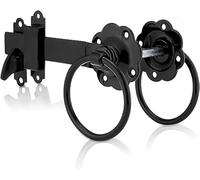 Black Ring Gate Latch, Garden Gate Latch, Door Catch, Gate Latches, Gate Latch, Door Latch, Gate Lock, Door Latches, Garden Gate Latches and Catches, Shed Door Latch, Shed Latch,