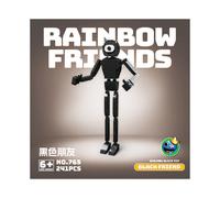 (black) Roblox Rainbow Friends Doors Building Blocks Toy