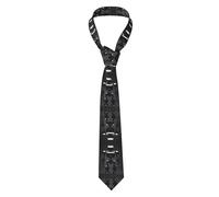 Black Robot Men'S Fashion Tie Polyester Men'S Formal Necktie One Pack