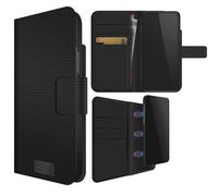 Black Rock 2in1 Booklet Bag Book Cover Case Smart Wallet for iPhone 12 Mini