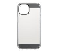 Black Rock Case for iPhone 15 (Slim, TPU, TPU Padding, Robust, Shock-Absorbing, Antibacterial, Transparent, Cover, Mobile Phone Case for iPhone 15, Case, Mobile Phone Case) Black