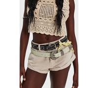 Black Rock Western Belt at Free People in Mint Chip, Size: M/L - female