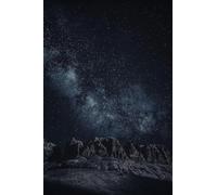 Black Rocks Under the Starry Sky - 1000 Piece Paper Jigsaw Puzzle - Educational Game Home Decor Jigsaw Puzzle26x38cm