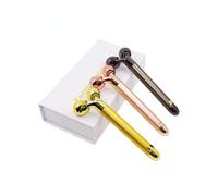 (black) Roller Massager Facial Beauty Bar 24k Golden Vibrating Full Body Massage