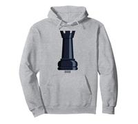 Black Rook Chess Piece Costume Pullover Hoodie