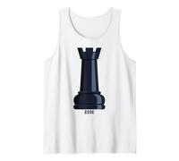 Black Rook Chess Piece Costume Tank Top