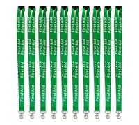 Black Rooster First Aid Lanyards with Safety Break - 20mm Wide, Pack of 10