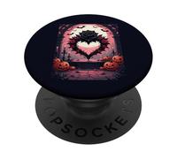 Black Rose, Barbed Heart, And Bats PopSockets Adhesive PopGrip