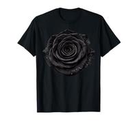 Black Rose Emo Goth Girl Dark Romance Aesthetic T-Shirt
