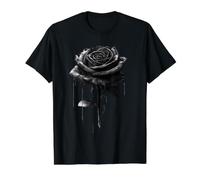 Black Rose Flower Botanist Garden Flower Rose Value Graphic T-Shirt
