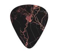 Black Rose Gold Marble High-Quality, Wear-Resistant And Tough Guitar Picks Give You A Different Musical Experience