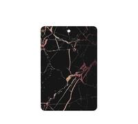 Black Rose Gold Marble Printing 10 Pcs Car Air Fresheners Cards For Scented Hanging Sheets For Bathroom With Rope
