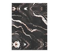 Black Rose Gold Marble Printing Cute Crystal Stickers,Resin Stickers for Water Bottle,Srapbook,Laptop,Phone Case Adults Gifts