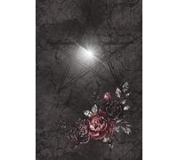 Black Rose - Gothic Pentagram: Plain Notebook: Part of The Rebel Coven Range