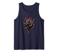 Black Rose, Rose Flower, Garden Flower & Botanist Tank Top