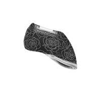 Black Rose Silhouette in Gothic Style Golf Head Cover Premium Blade Putter Headcover for Golfer Men Women