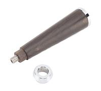 Black Rosewood Coffee Filter Handle with M10 Thread - Smooth Wooden Portafilter Replacement for Home Espresso Machines