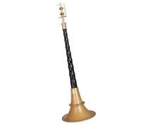 Black Rosewood Old-fashioned Suona Instrument Oval Hole Irregular Tune Traditional Folk Suona Suona Set(Color:33cm)