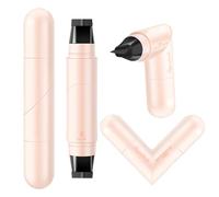 Black Rotatable Eyeliner Stamp - Quick Shaping Tool with Left/Right Eye Marked - Innovative Eyeliner Stamp for Beginners & Makeup Enthusiasts | Waterproof, Smudge-Proof & Long-Lasting (1# Black)