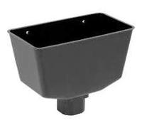 Black Round 68MM Down Pipe RAIN Water DOWNSPOUT Hopper