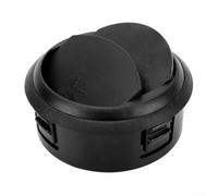 Black Round Abs Air Outlet for Vent Cars Boats and Yachts 20x15x5 Cm Air Rvs Exhaust Conditioning Resilient Construct